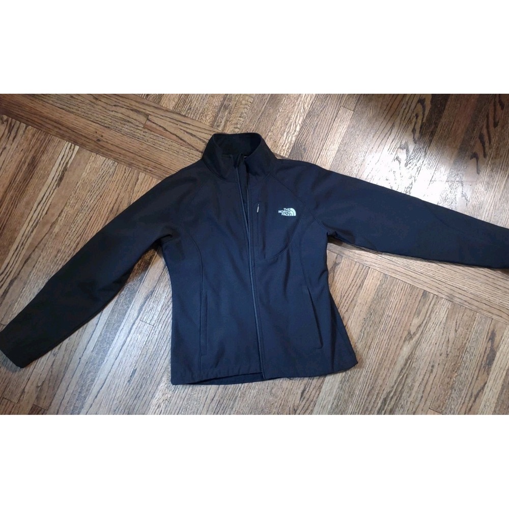 The North Face Apex Bionic Jacket Womens Small Black Softshell Fleece Lined AMVY